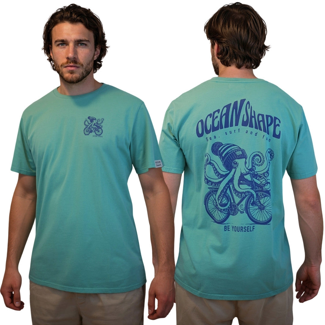 T-shirt unisexe "Chipiron" - Teal Monstera