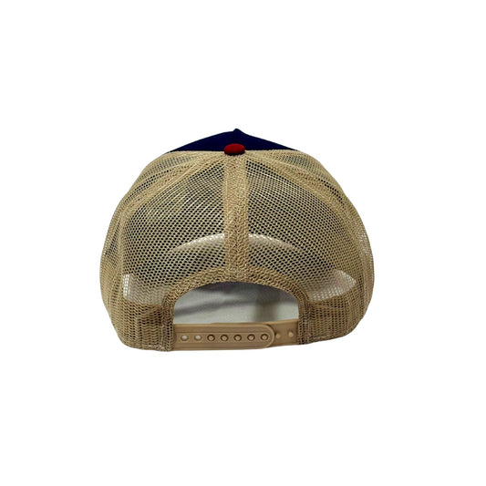 Casquette "Trucker" Bleu/Beige - Monkey Bleu