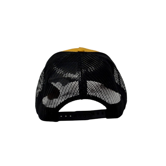 Casquette "Trucker" Jaune - Bubble Noir