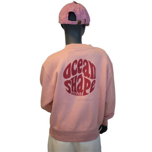 Sweat col rond Kids "Bubble" - Petal rose