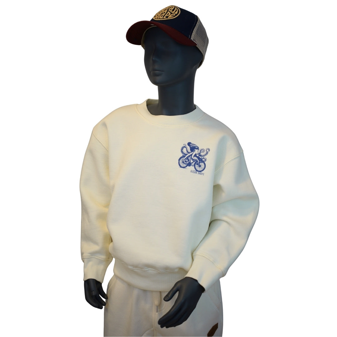 Sweat col rond Kids "Chipiron" - Off White