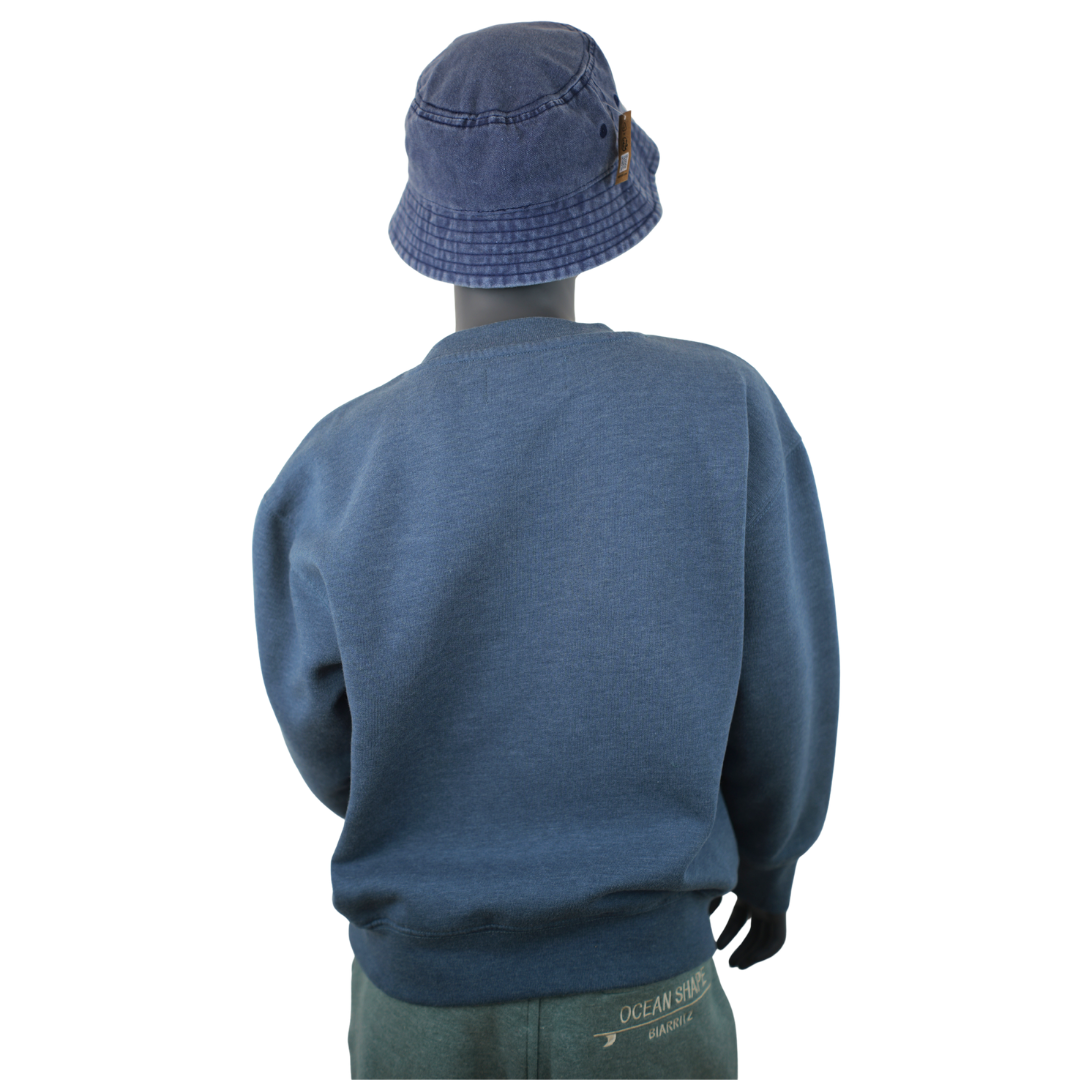 Sweat col rond Kids "Bouclette" - Ocean