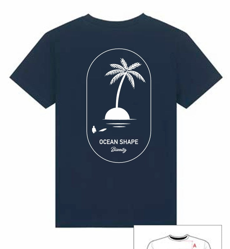 Tee-Shirt Kids "Palmier" French Navy