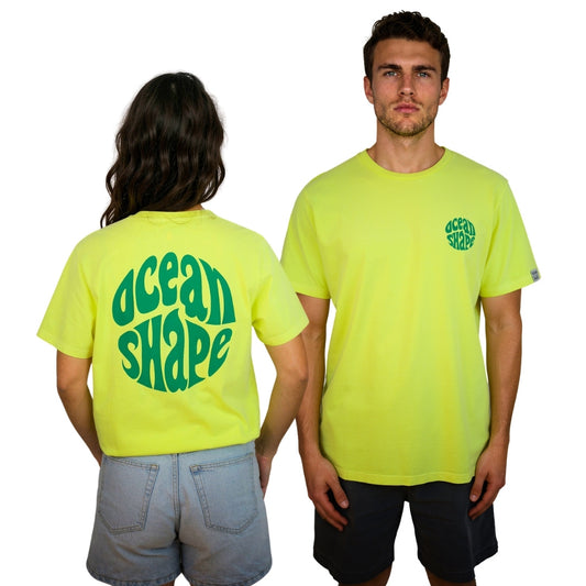 T-shirt unisexe "Bubble Gabe " - Jaune Fluo