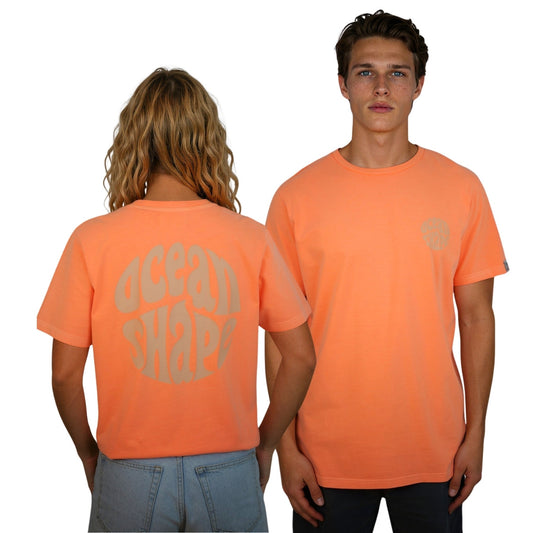T-shirt unisexe "Bubble Gabe" - Orange Fluo