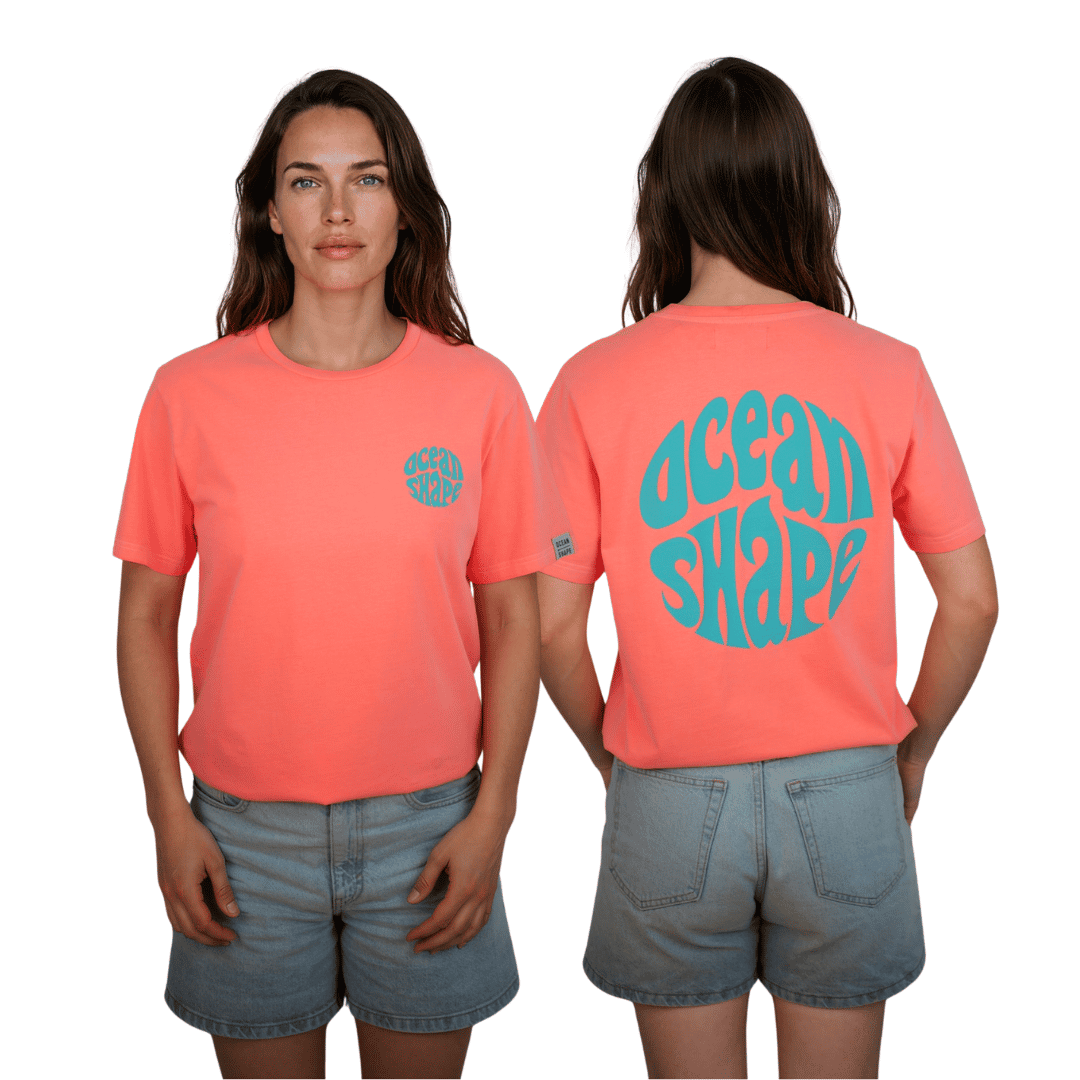 T-shirt unisexe "Bubble Gabe" - Rose Fluo