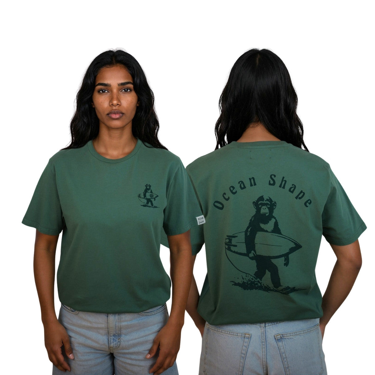 T-shirt unisexe "Monkey Walk" - Green Bay