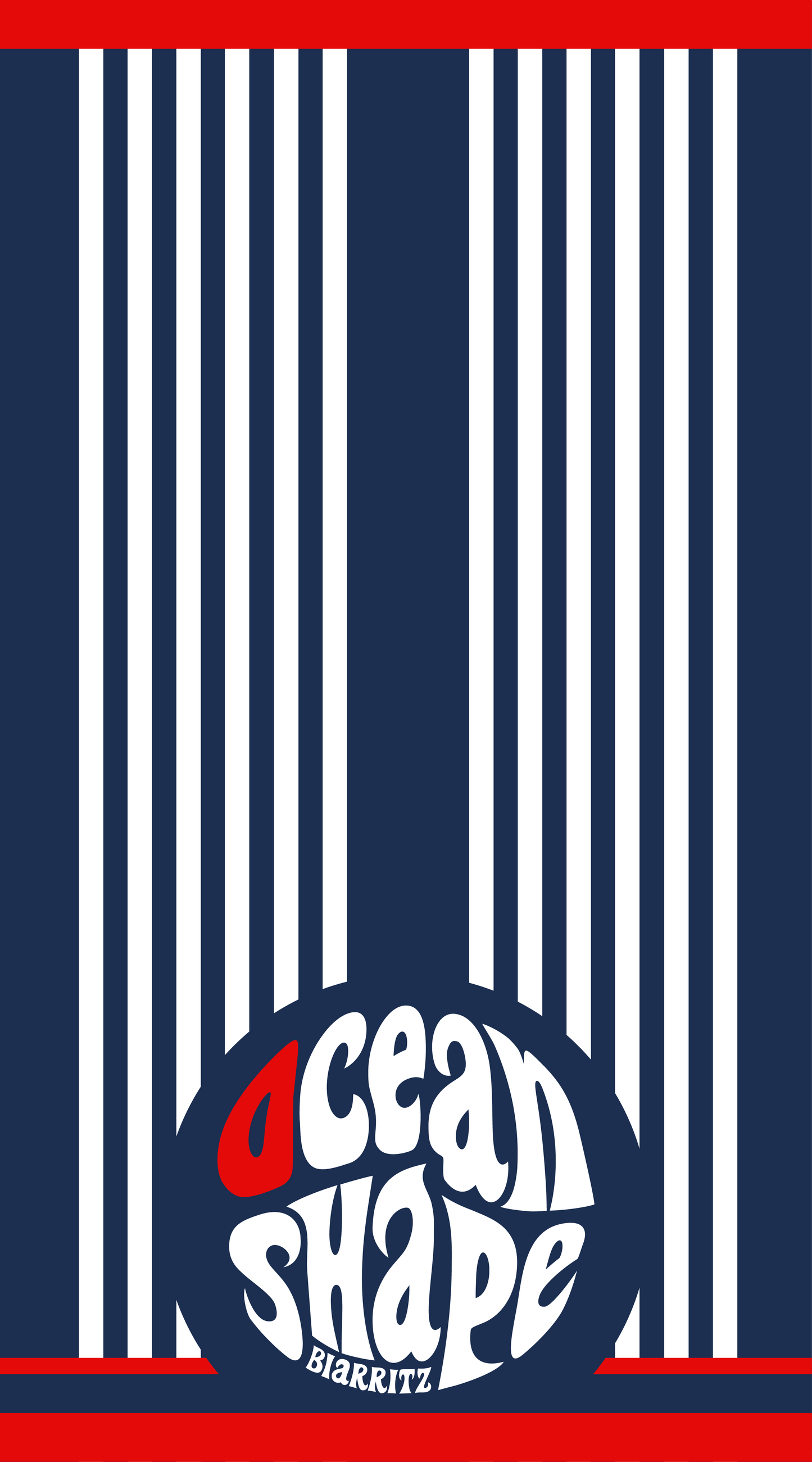 Drap de plage "Marinière"