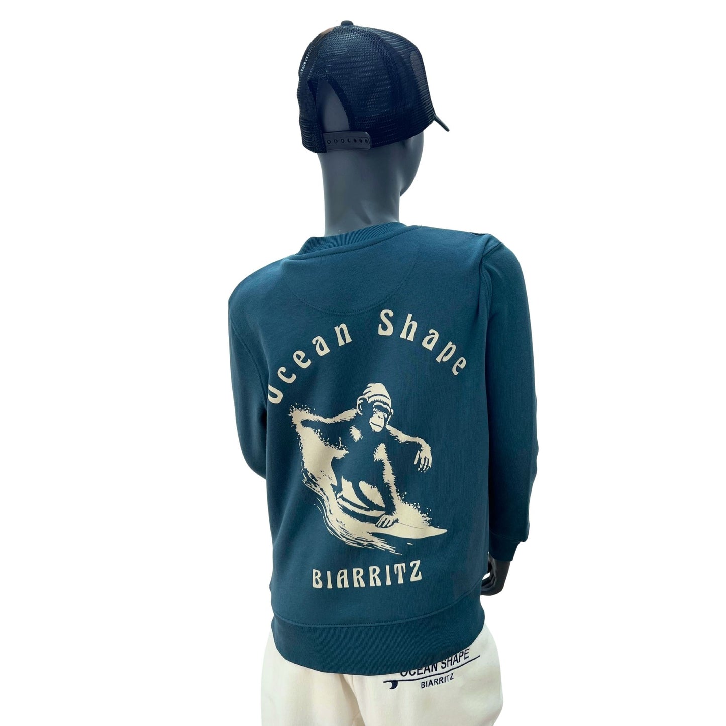 Sweat col rond Kids "Monkey wave" - Stargazer