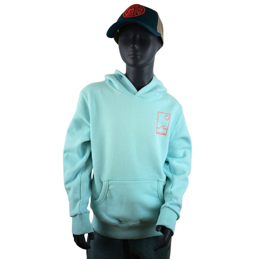 Sweat à capuche Kids "As Free as the Ocean" - Caribbean Blue