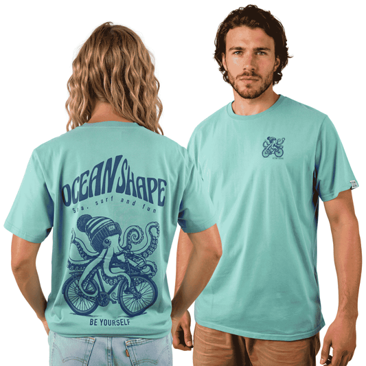 T-shirt unisexe "Chipiron" - Teal Monstera