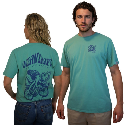 T-shirt unisexe "Chipiron" - Teal Monstera