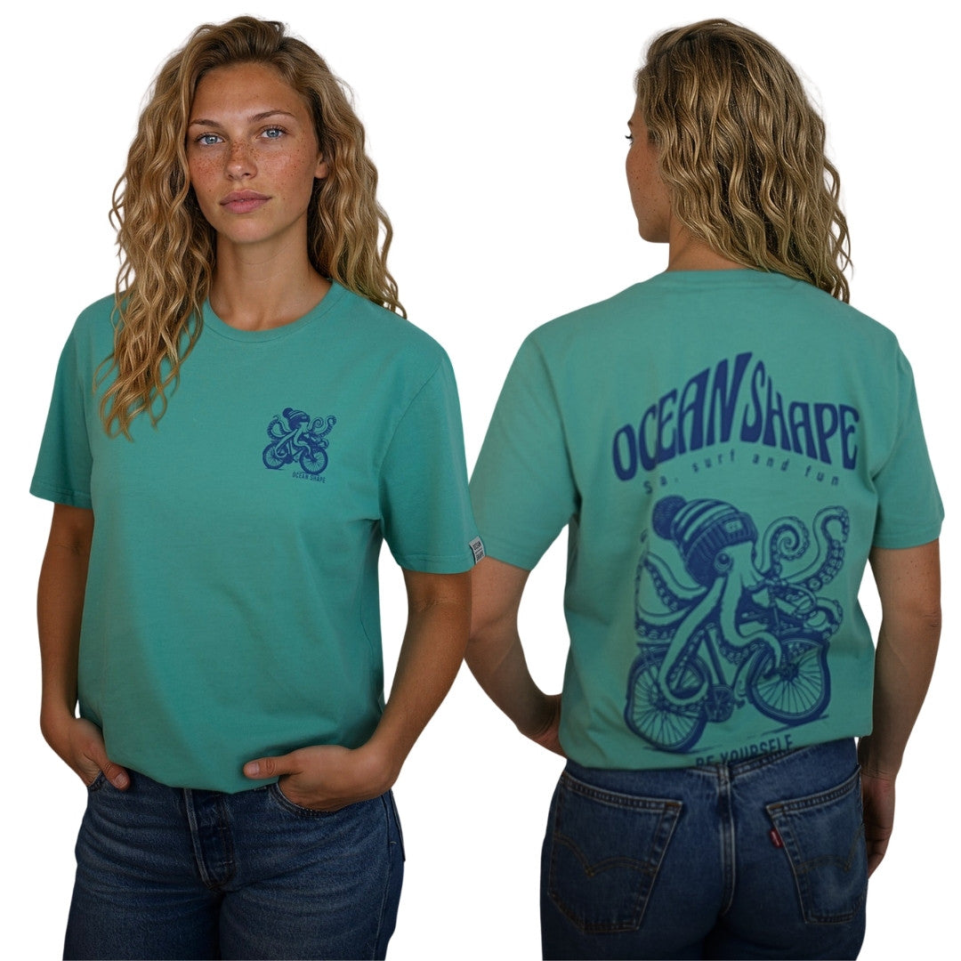 T-shirt unisexe "Chipiron" - Teal Monstera