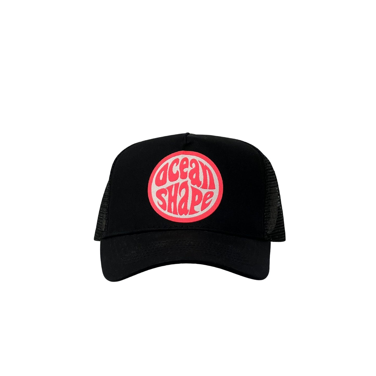Casquette KIDS "Trucker" Noir - Bubble Rose Fluo