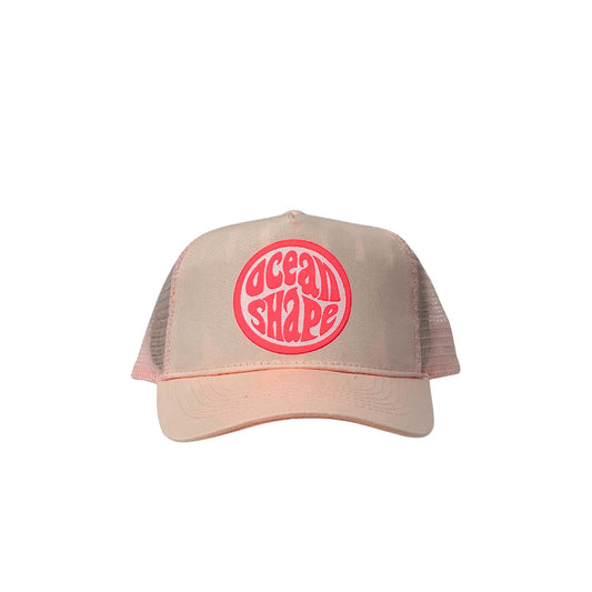 Casquette KIDS "Trucker" Rose - Bubble Rose Fluo