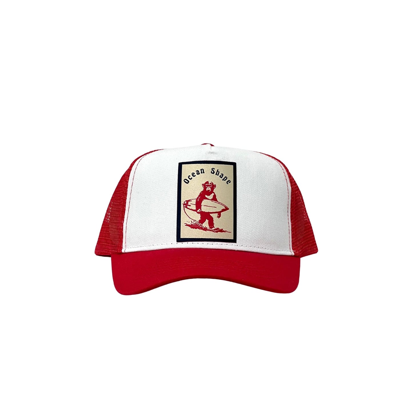 Casquette KIDS "Trucker" Rouge - Monkey Bleu