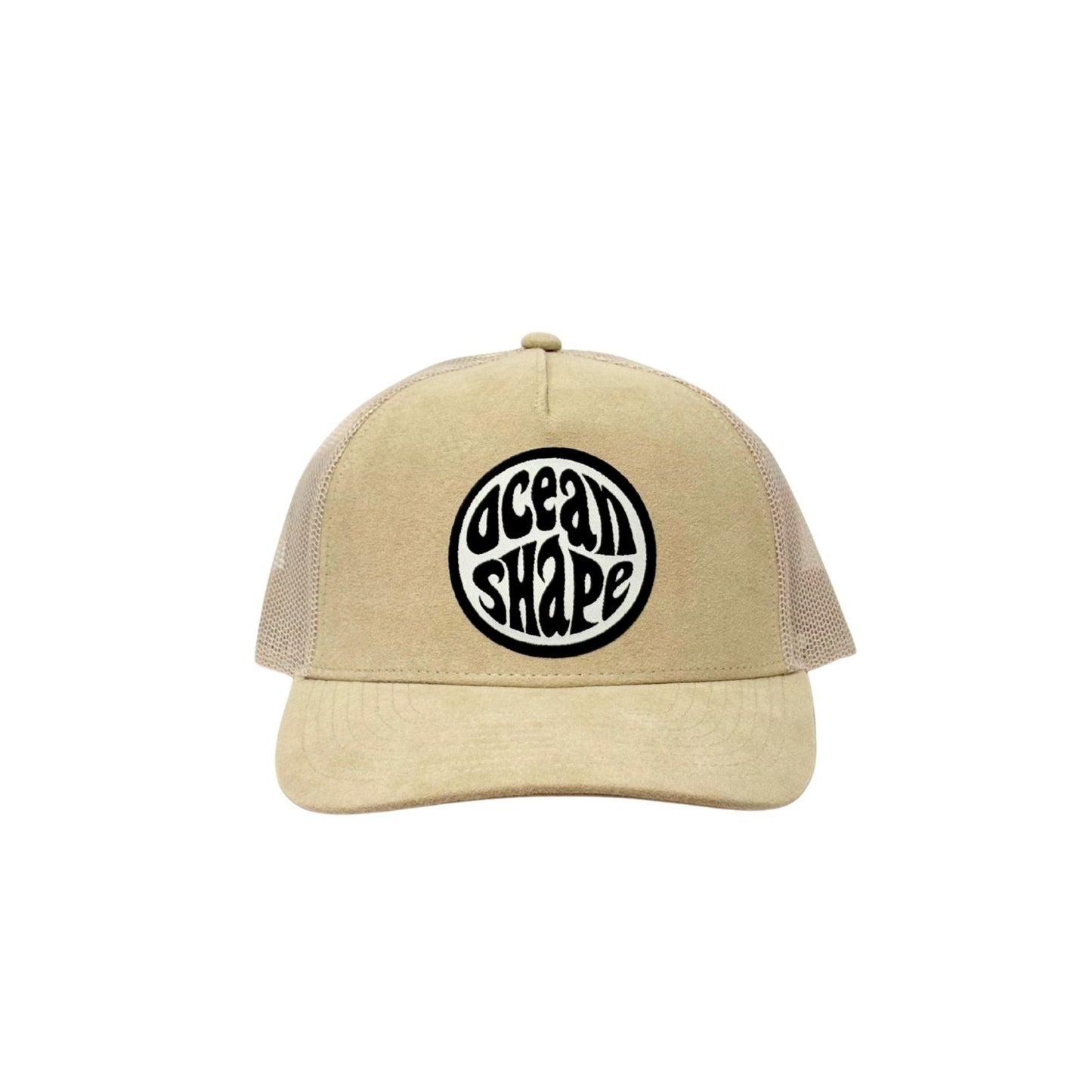 Casquette "Trucker Suédé" Beige - Bubble Noir