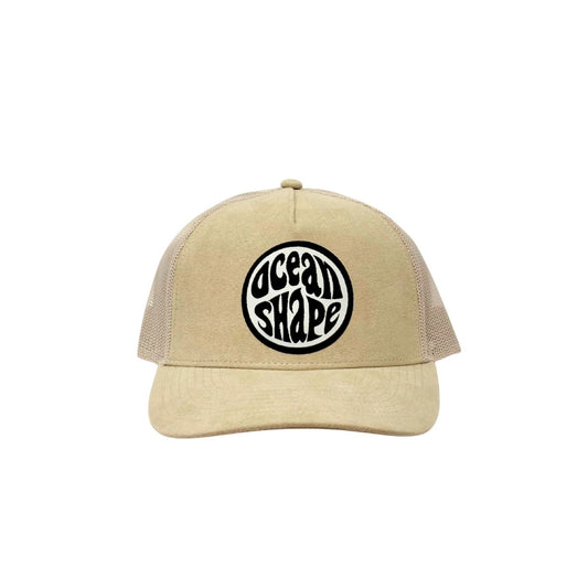 Casquette "Trucker Suédé" Beige - Bubble Noir