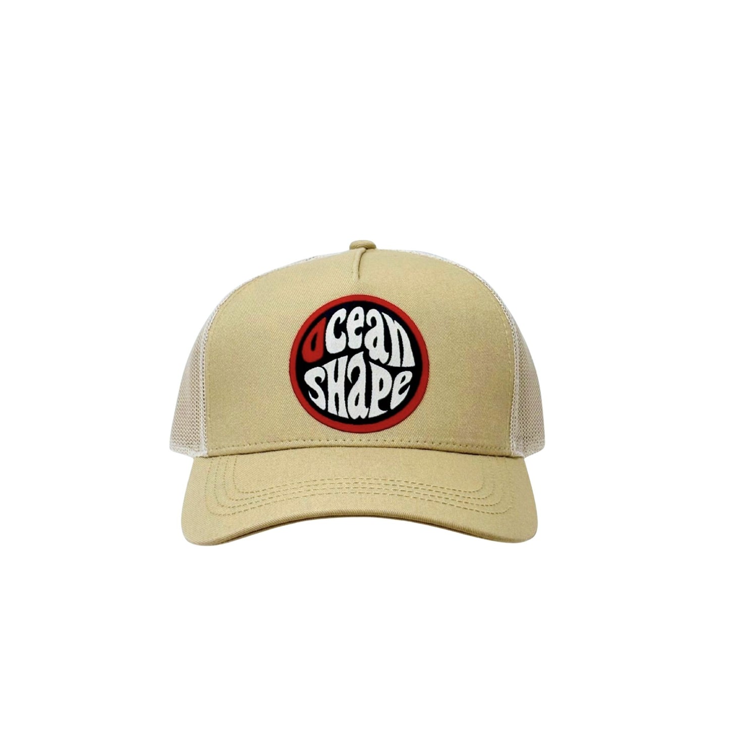 Casquette "Trucker" Beige - Bubble Bleu