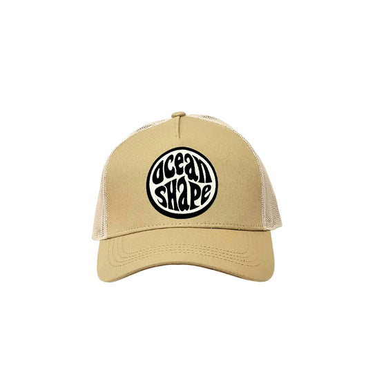 Casquette "Trucker" Beige - Bubble Noir