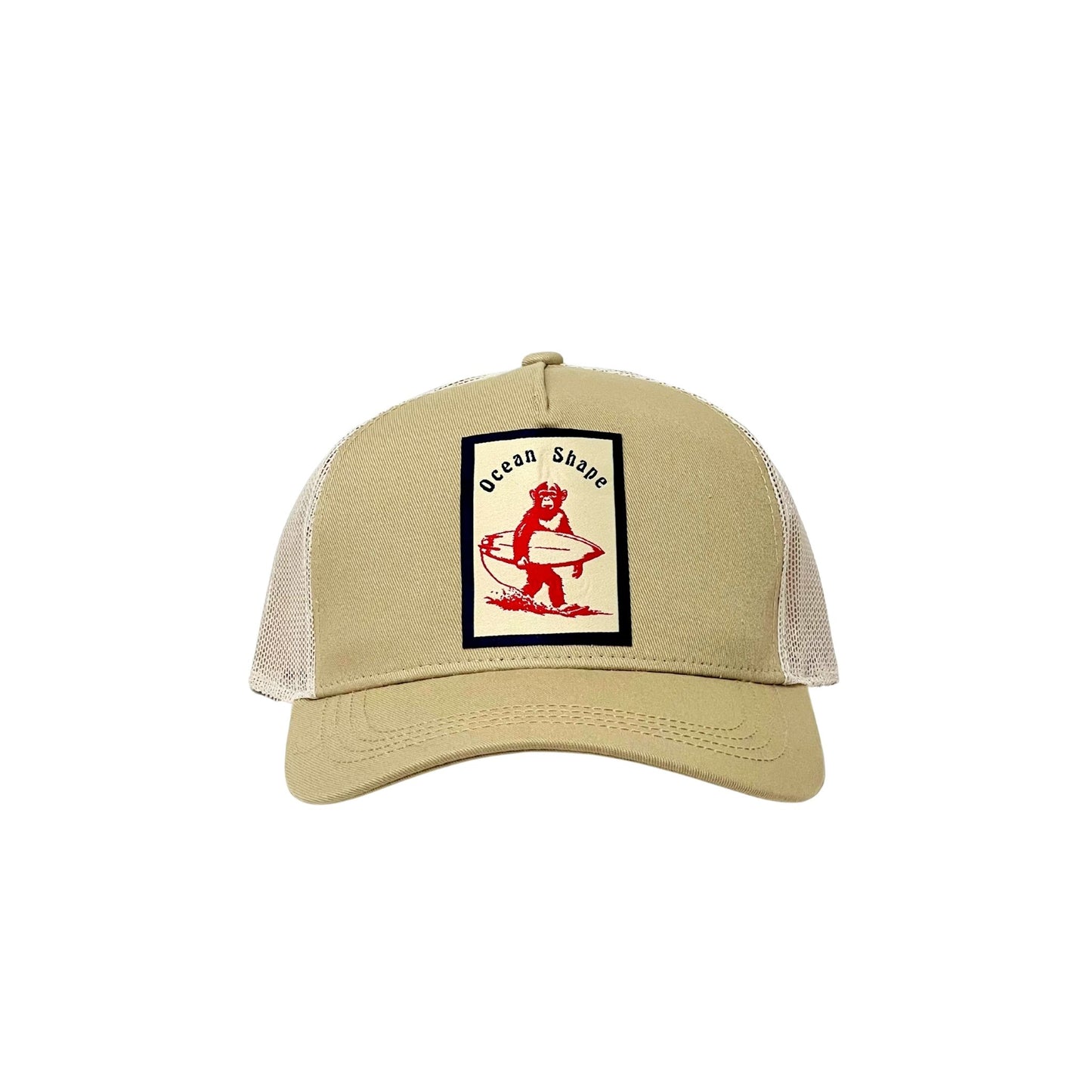 Casquette "Trucker" Beige - Monkey Bleu