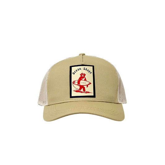 Casquette "Trucker" Beige - Monkey Bleu