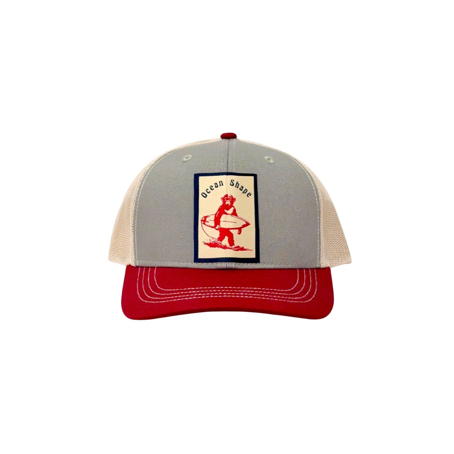 Casquette "Trucker" Gris - Monkey Bleu