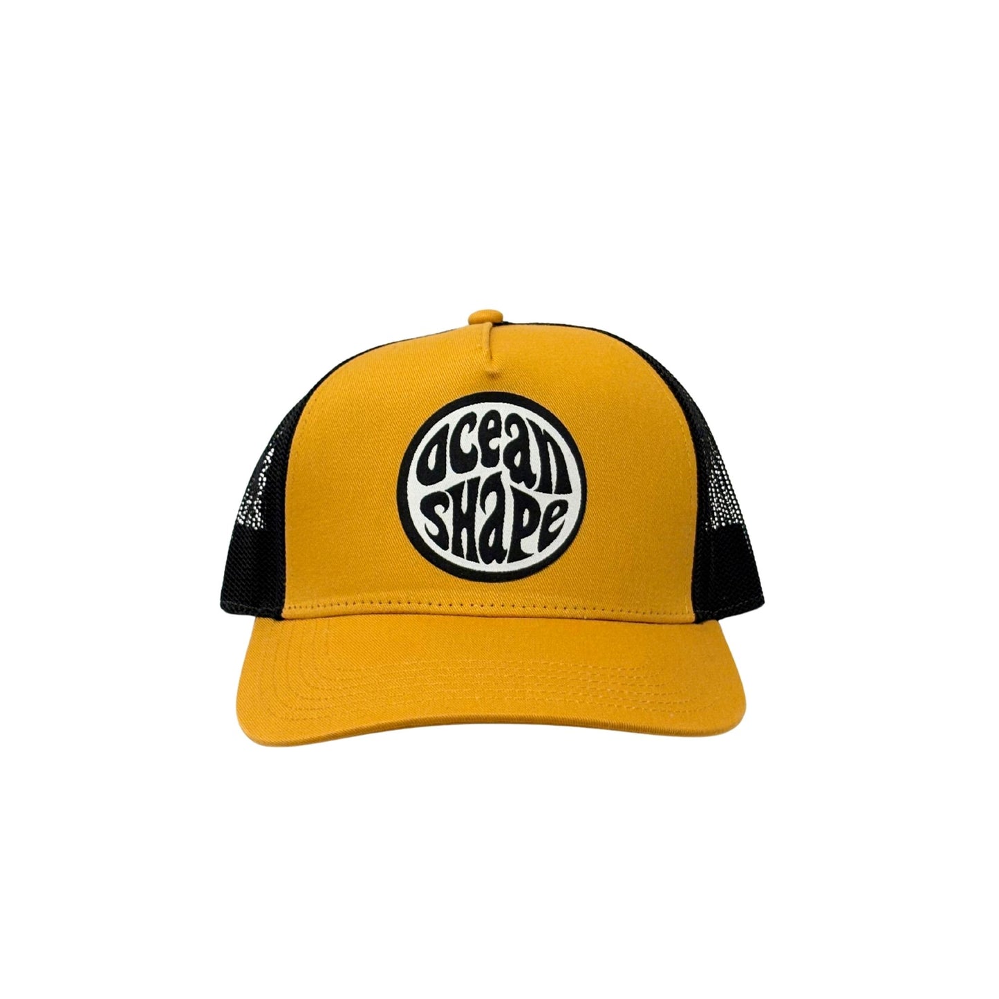 Casquette "Trucker" Jaune - Bubble Noir