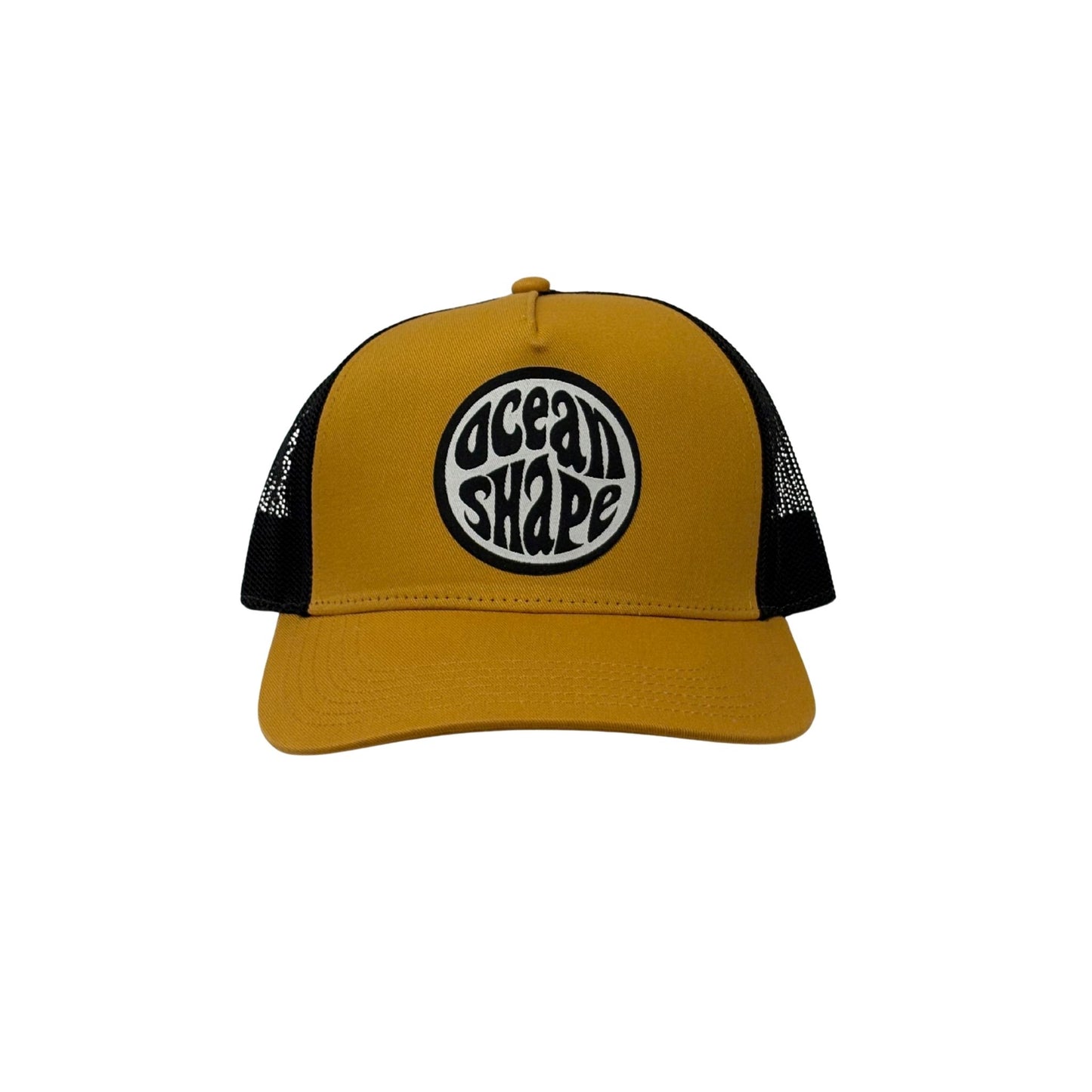 Casquette "Trucker" Moutarde - Bubble Noir