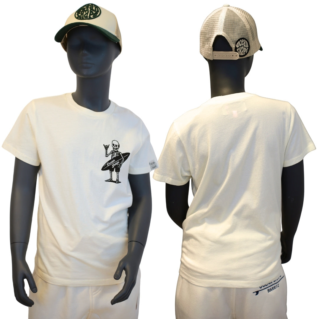 T-shirt Kids "Mini Skull" - Off white