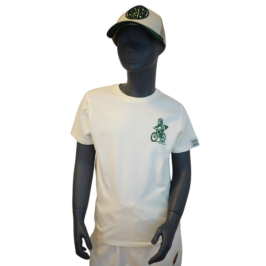 T-shirt Kids "Monkey Rasta" - Off white