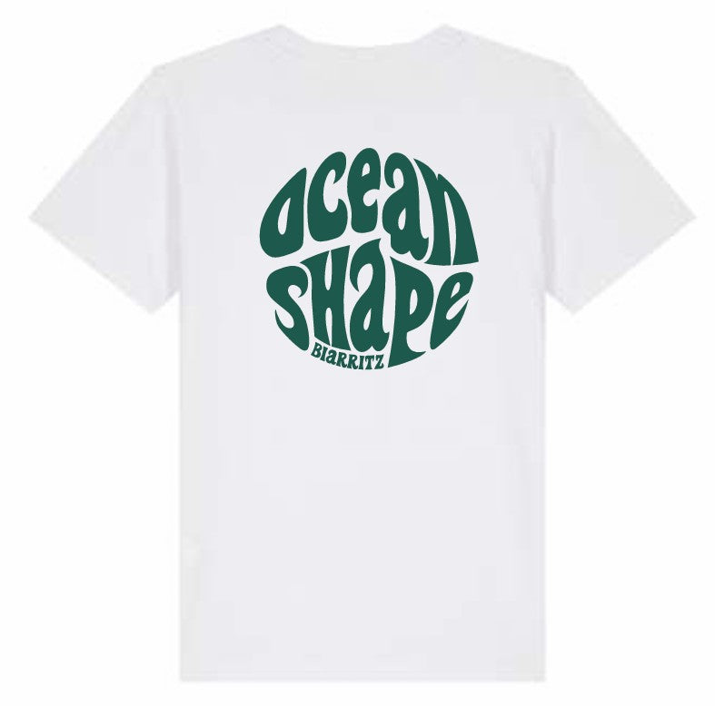 T-shirt Kids "Bubble" - Blanc et Vert