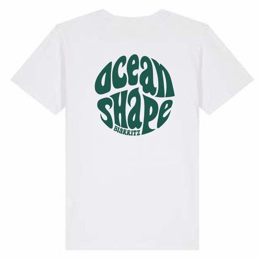 T-shirt Kids "Bubble" - Blanc et Vert