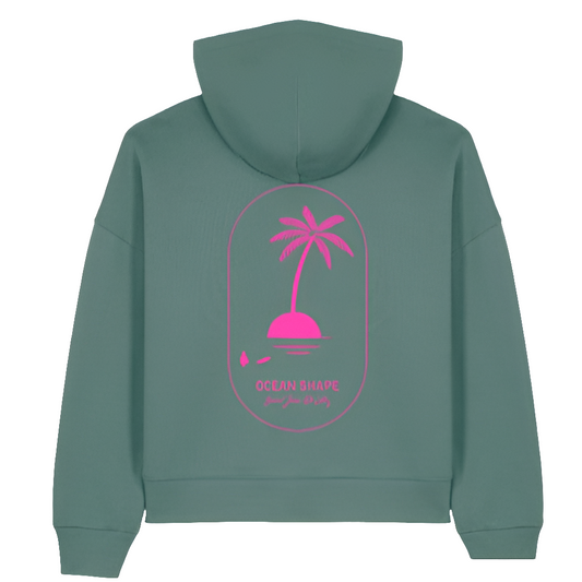 Sweat "Palmito" Green bay à capuche (STJL)