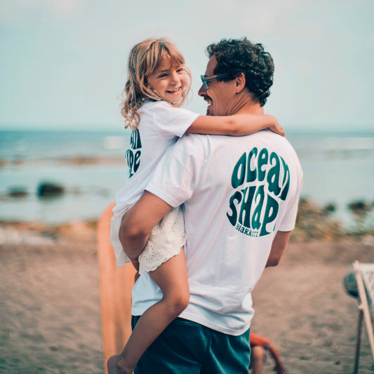 T-shirt unisexe "Bubble" - Blanc & Vert