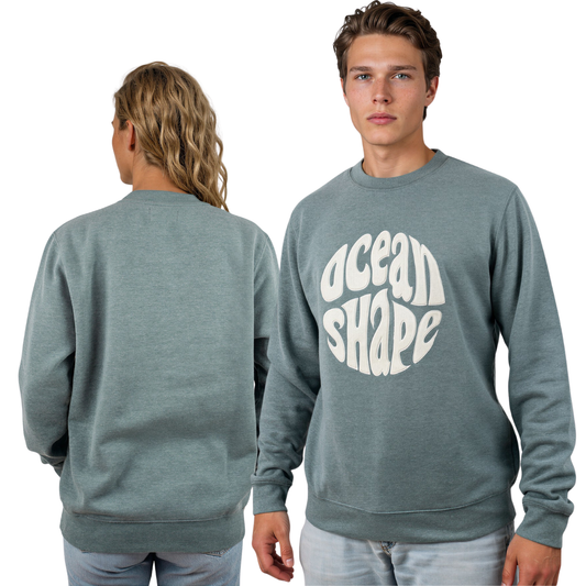 Sweat col rond unisexe "Bouclette" – Emeraude