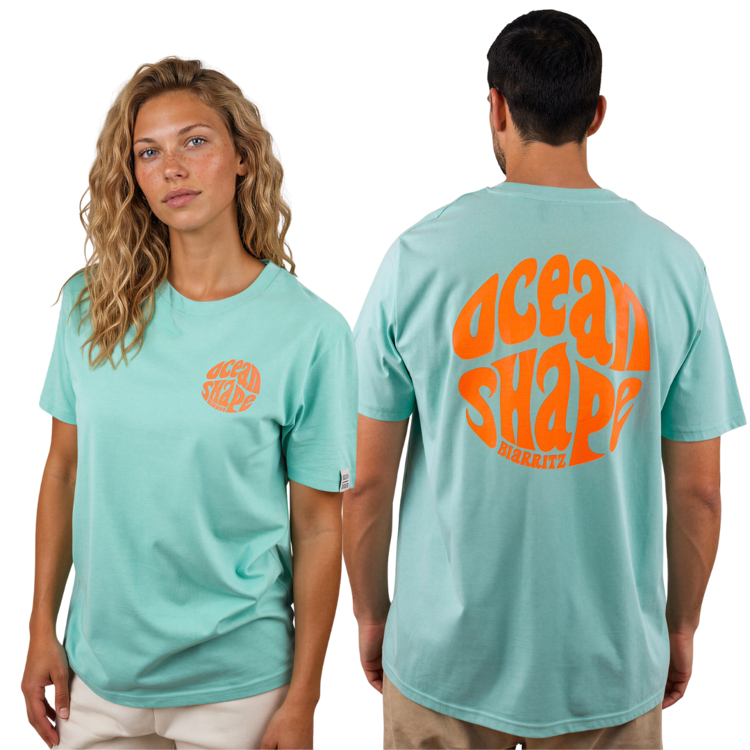 T-shirt unisexe "Bubble" - Pool Blue