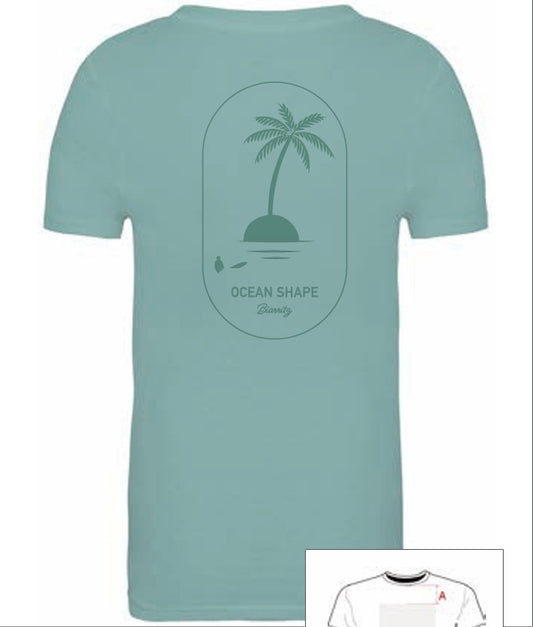 Tee-Shirt Kids "Palmier" Jade Green