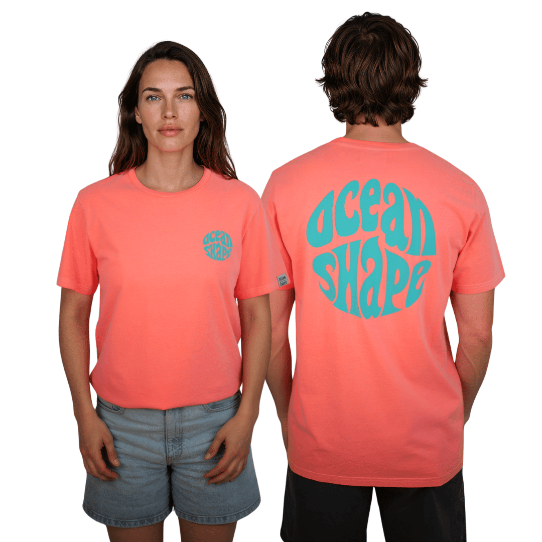 T-shirt unisexe "Bubble Gabe" - Rose Fluo