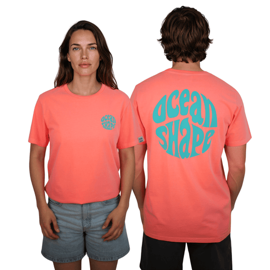 T-shirt unisexe "Bubble Gabe" - Rose Fluo