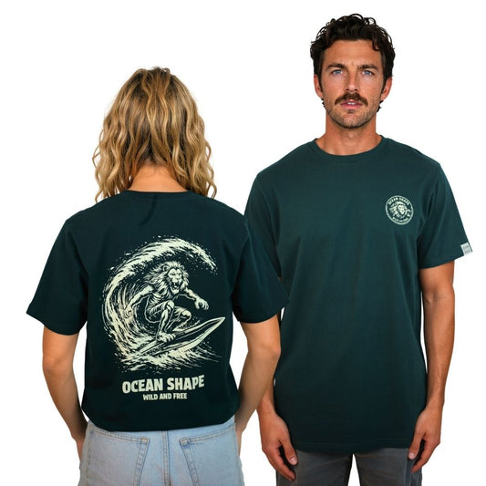 T-shirt unisexe "Primal Instinct " - Amazon Green
