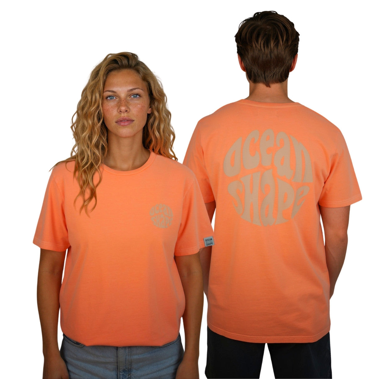 T-shirt unisexe "Bubble Gabe" - Orange Fluo