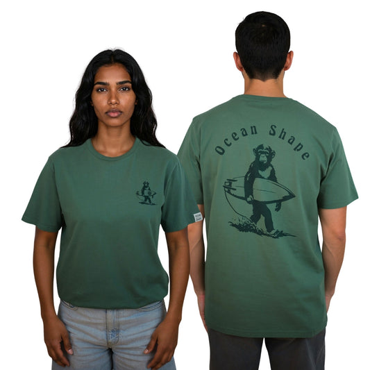 T-shirt unisexe "Monkey Walk" - Green Bay