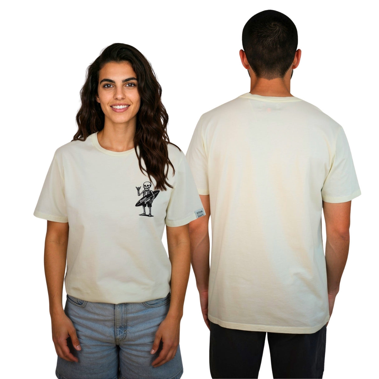 T-shirt unisexe "Mini Skull" - Off white