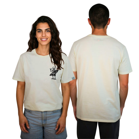 T-shirt unisexe "Mini Skull" - Off white