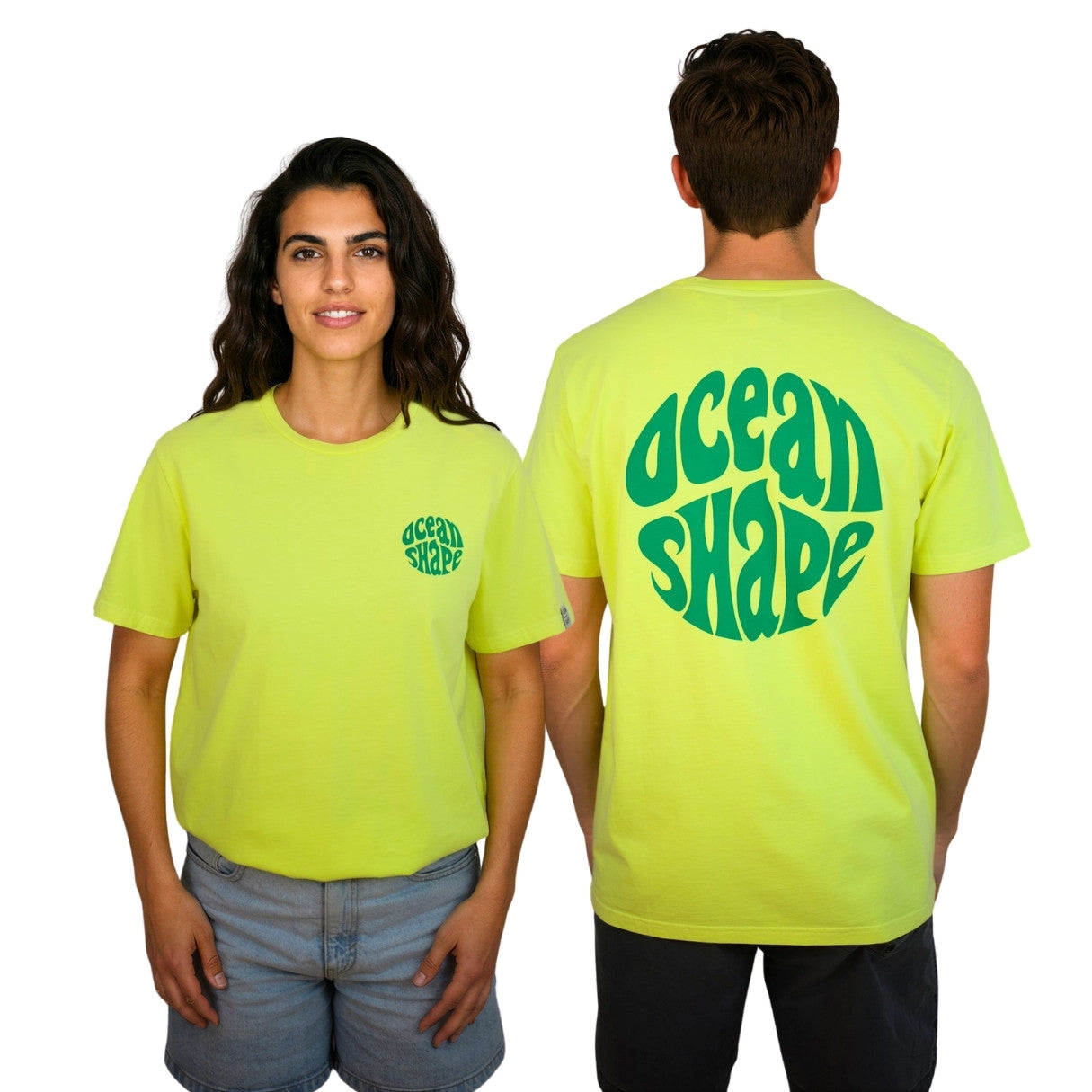T-shirt unisexe "Bubble Gabe " - Jaune Fluo