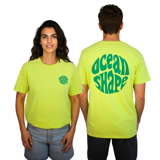 T-shirt unisexe "Bubble Gabe " - Jaune Fluo