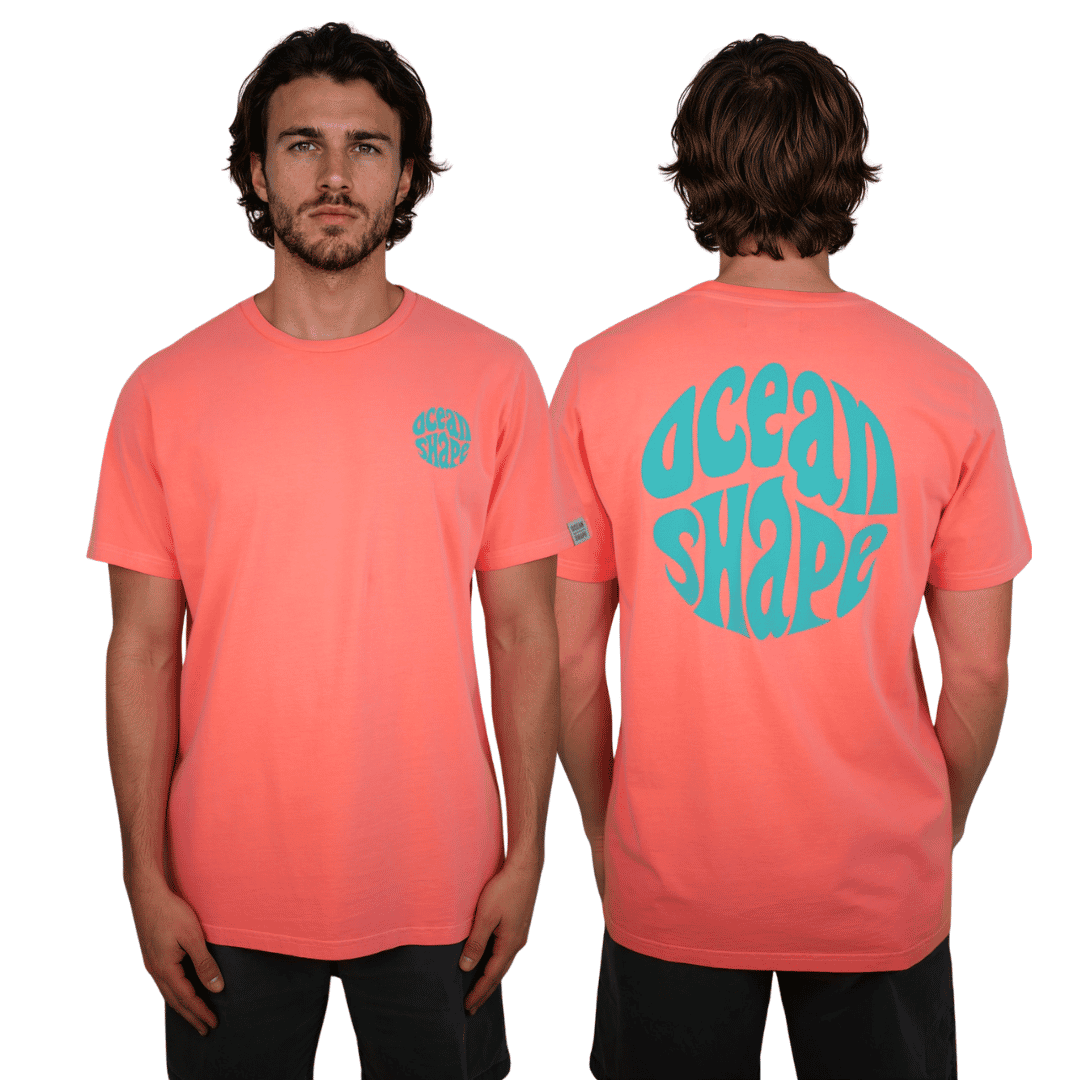 T-shirt unisexe "Bubble Gabe" - Rose Fluo