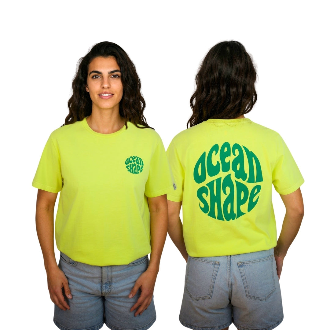 T-shirt unisexe "Bubble Gabe " - Jaune Fluo