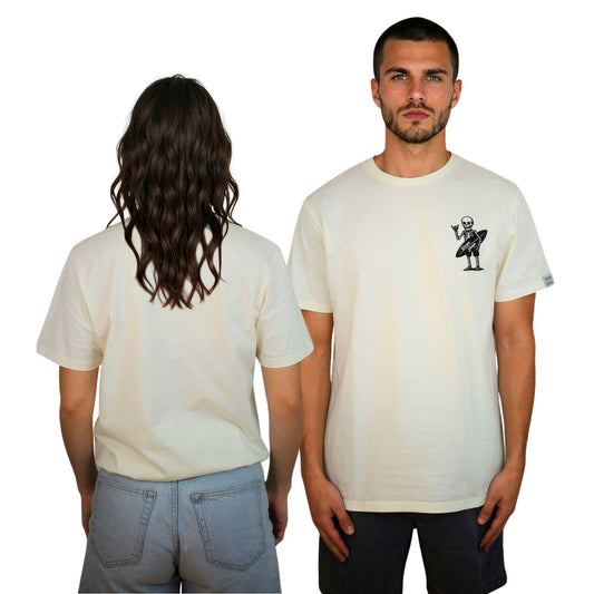 T-shirt unisexe "Mini Skull" - Off white